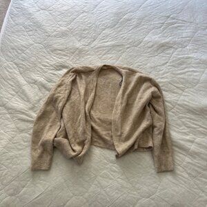 Tan Cardigan Sweater